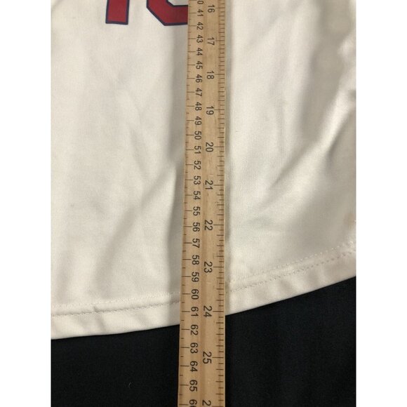 Cardinals Youth XL Buttons Jersey Shirt White Cream #16 Wong - Picture 8 of 10
